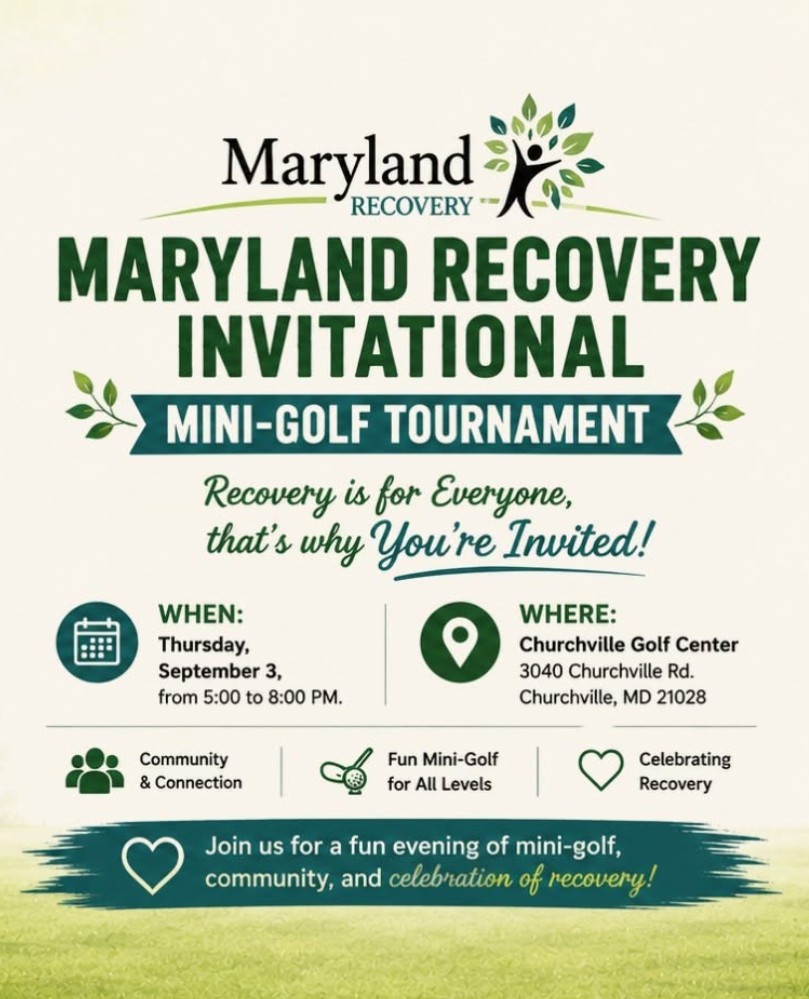 Maryland Recovery Invitational – Mini Golf Tournament